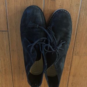 Hush Puppies suede black booties